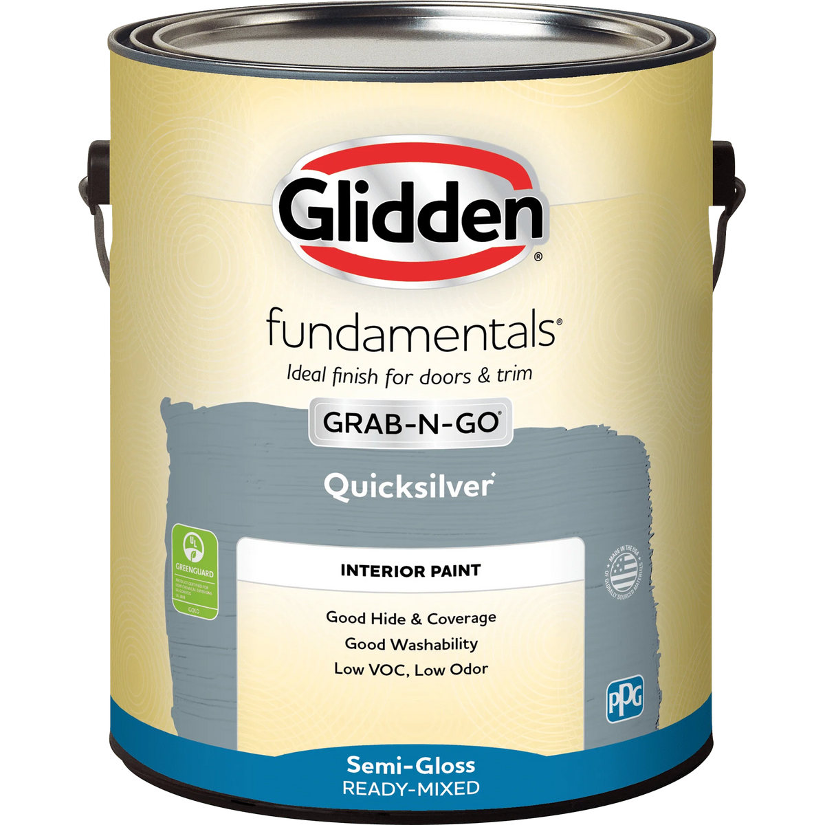 Interior Paint Gray Semi-Gloss 1 Gallon C1751