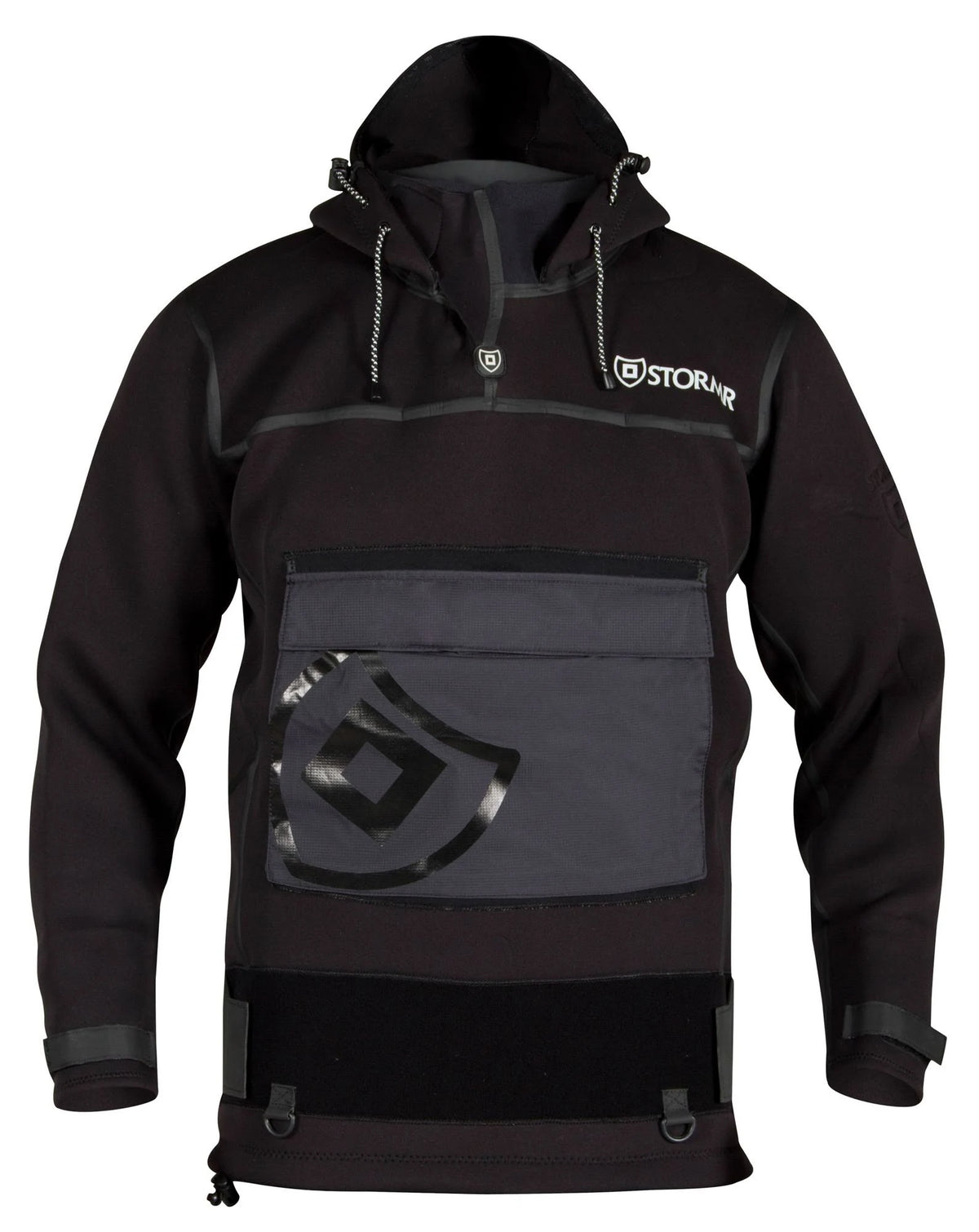 Black Neoprene Waterproof Surf Top B5750
