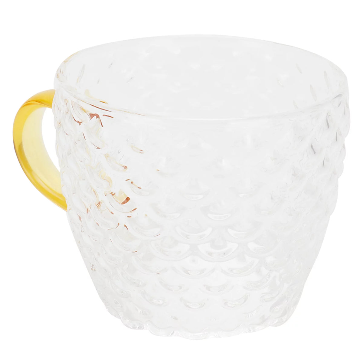 Heat Resistant Glass Cup with Handle 6Pcs Q555