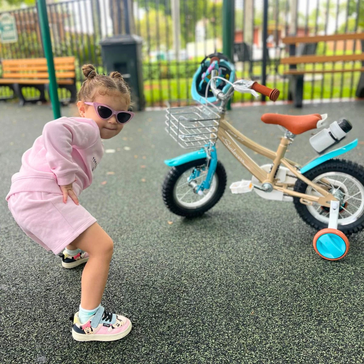 12 Inch Kids Bike with Training Wheels & Basket A9273
