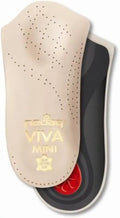 2 Pair Leather Orthotic with Metatarsal Pad and Heel Cushion F6547