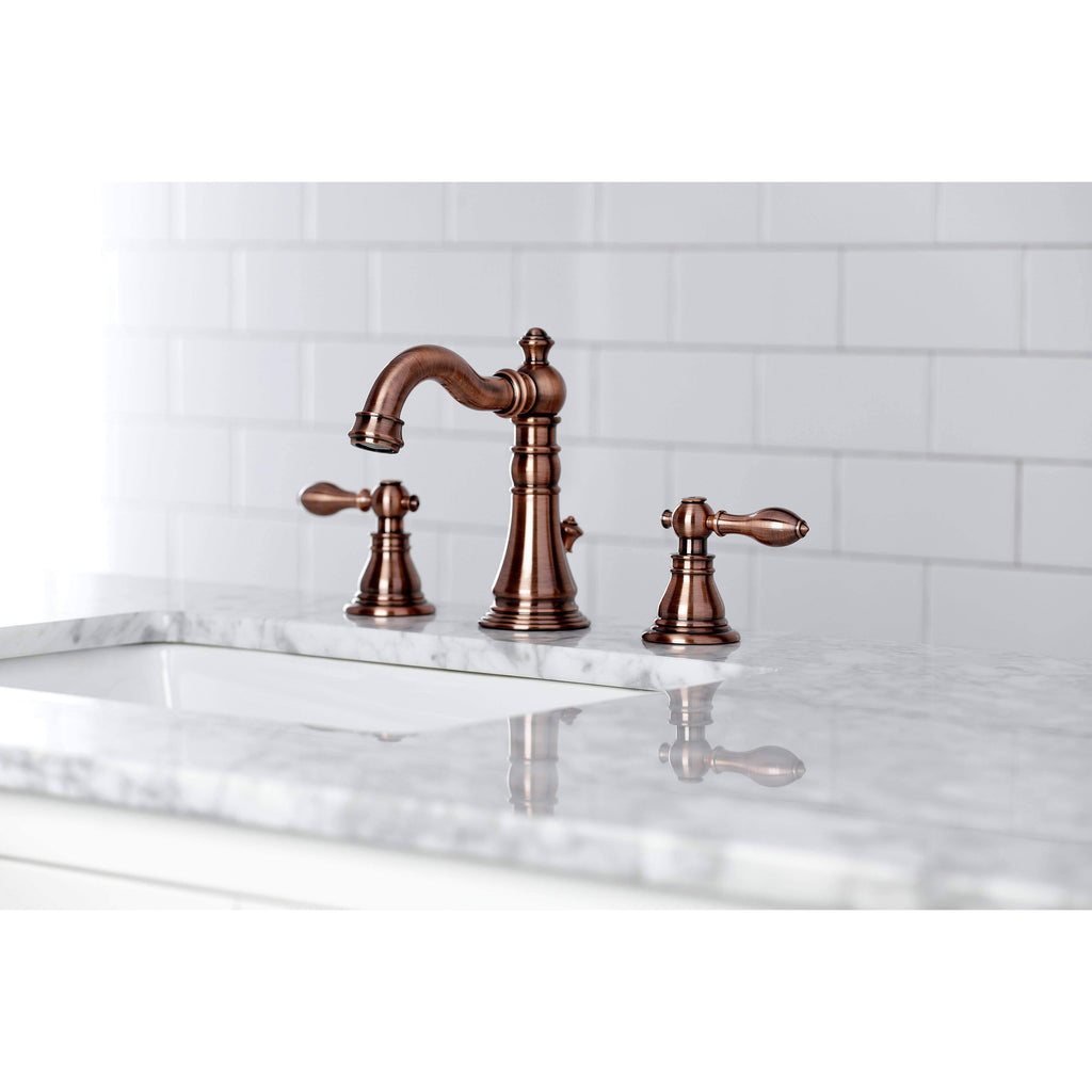 Antique Copper Widespread Bathroom Faucet G6773
