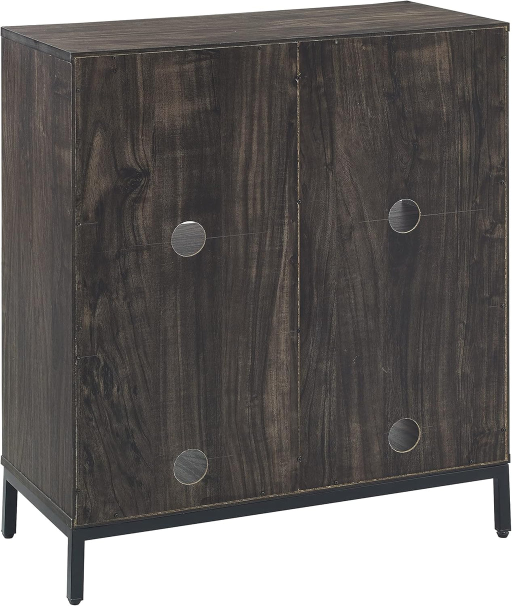 Brown Ash Record Storage Cube Bookcase F787
