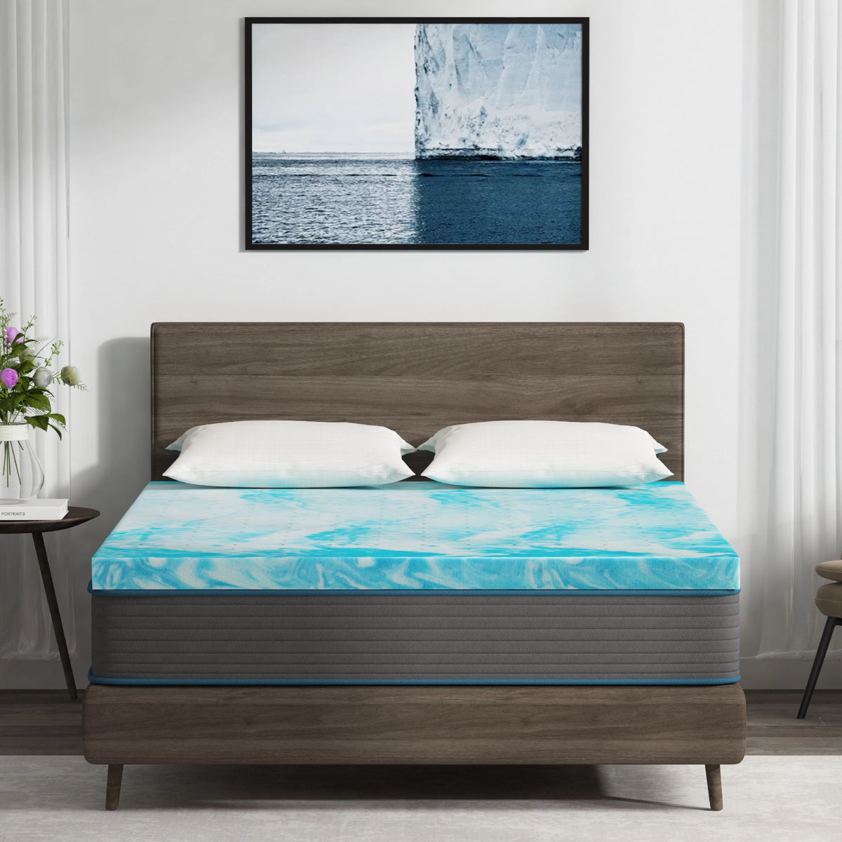 2 inch Cooling Gel Memory Foam Mattress Topper S83504
