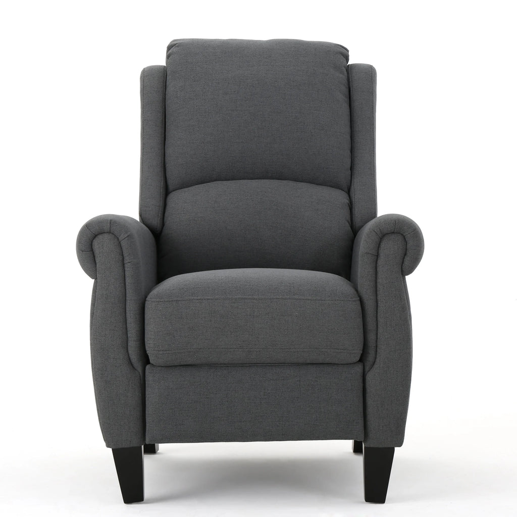 Charcoal Fabric Recliner I2215