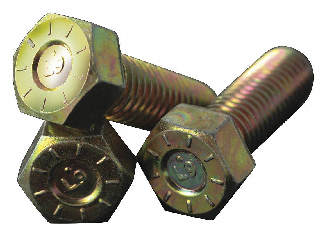 5/16-24x2 Steel Gr 9 Hex Head Cap Screw, pk100 G3079
