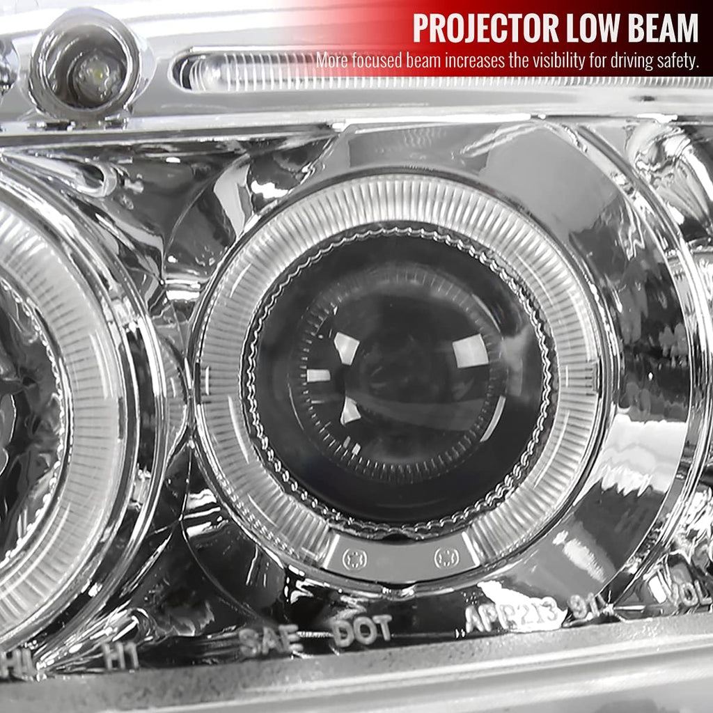 LED Halo Projector Headlights B544