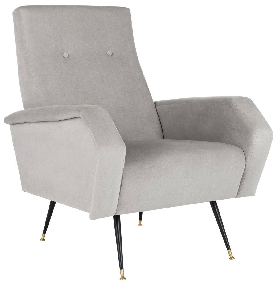 Velvet Retro Accent Chair J620