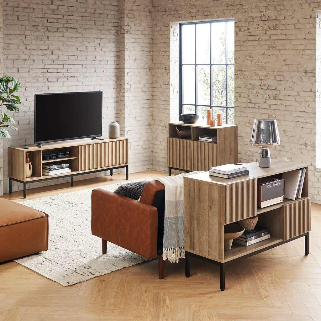 2-Door Storage Accent Cabinet with Metal Legs D162223