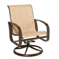 Swivel Patio Dining Chair Fabric J94412