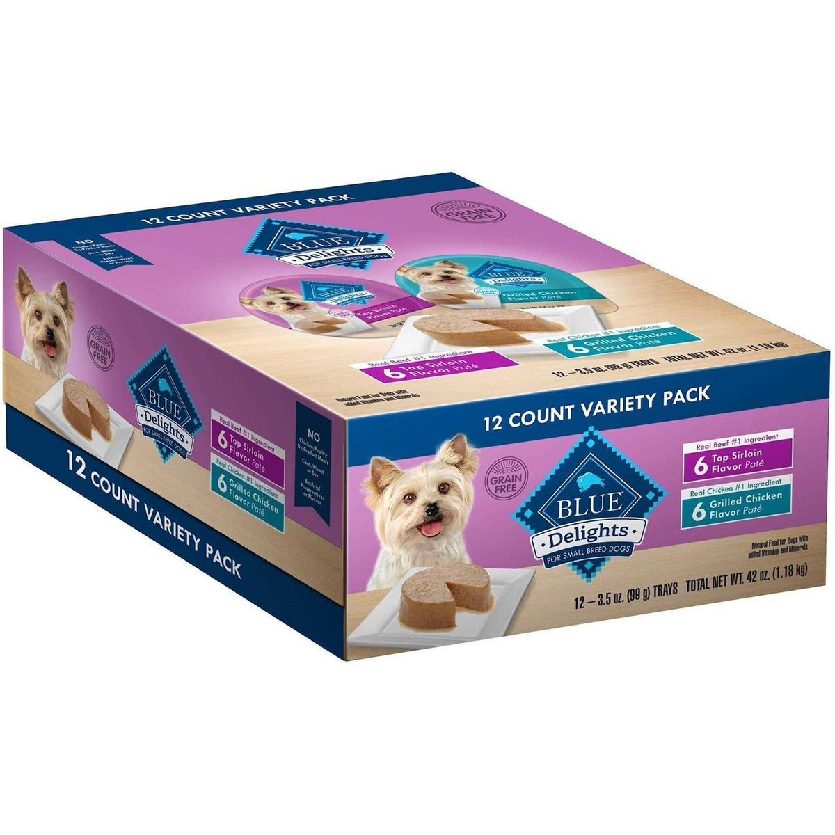 Variety Pack Pate Dog Food Trays X183