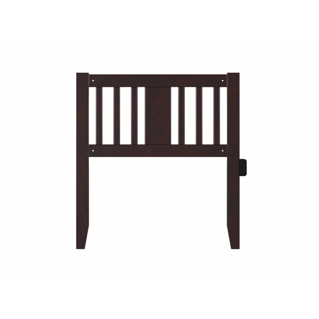 Solid Wood Queen Headboard with USB Charging Station E955