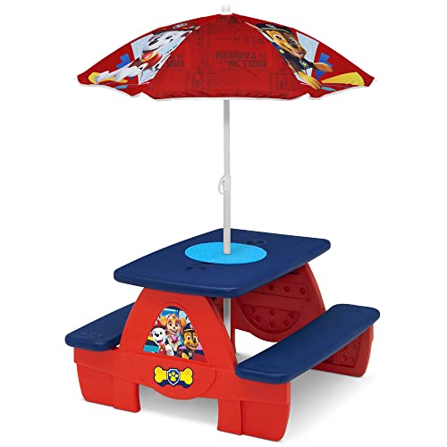 4 Seat Activity Picnic Table with Umbrella C587