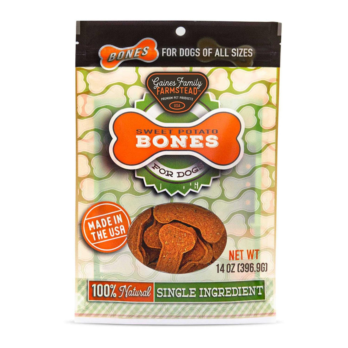 Sweet Potato Dog Bones U8733