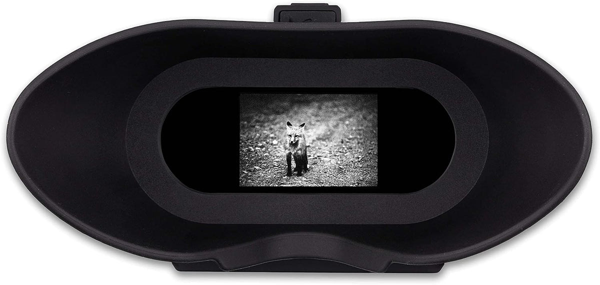 Night Vision Goggles Digital Infrared 1x Magnification 75yd Range Rechargeable Battery O95549