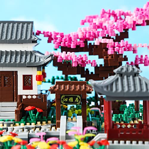 Cherry Blossom Tree Building Set with Lights 3320 Pcs L653