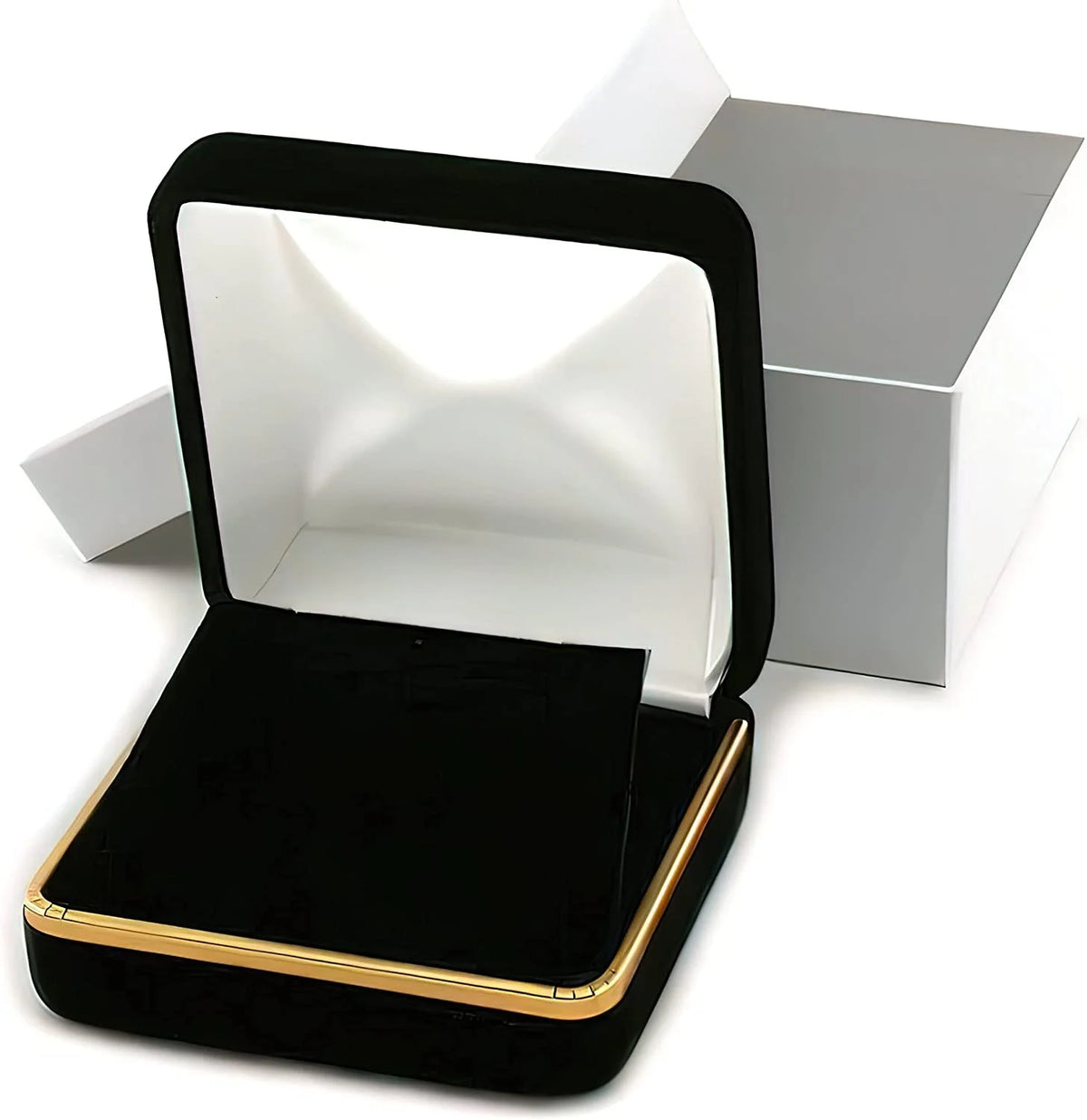 14K Two-Toned Gold Cubic Zirconia Men's Wedding Band X399