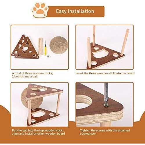 Natural Sisal Cat Scratching Ball S762
