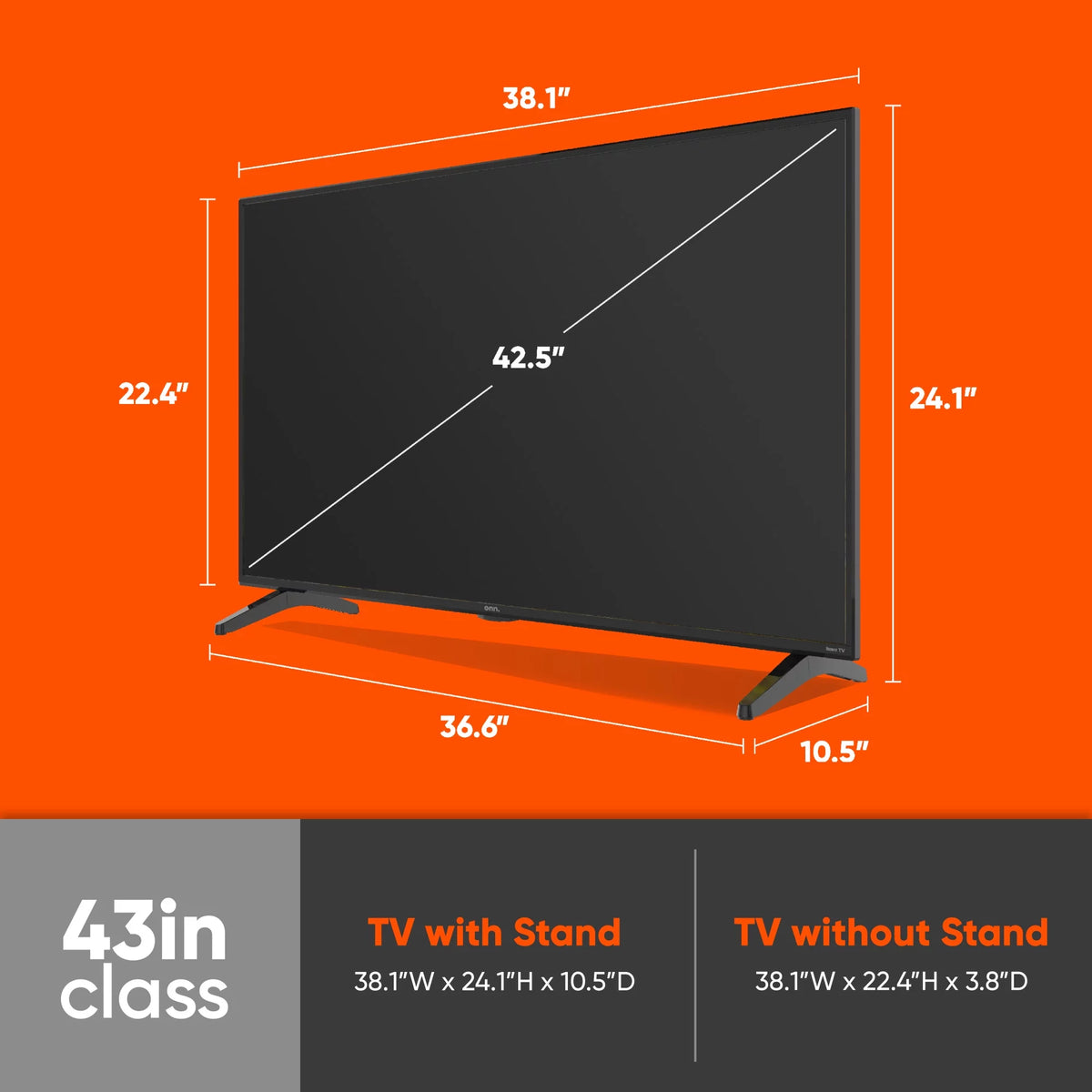 43” Class 4K UHD LED Smart Television HDR U80121