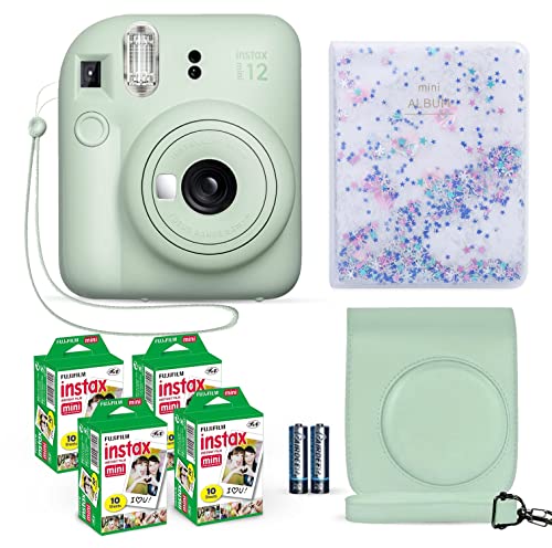 Mint Green Instant Camera with Film and Accessories Bundle I472842