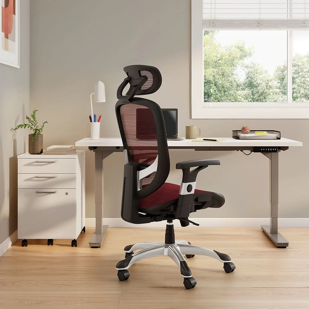 Mesh Task Chair Red L1853