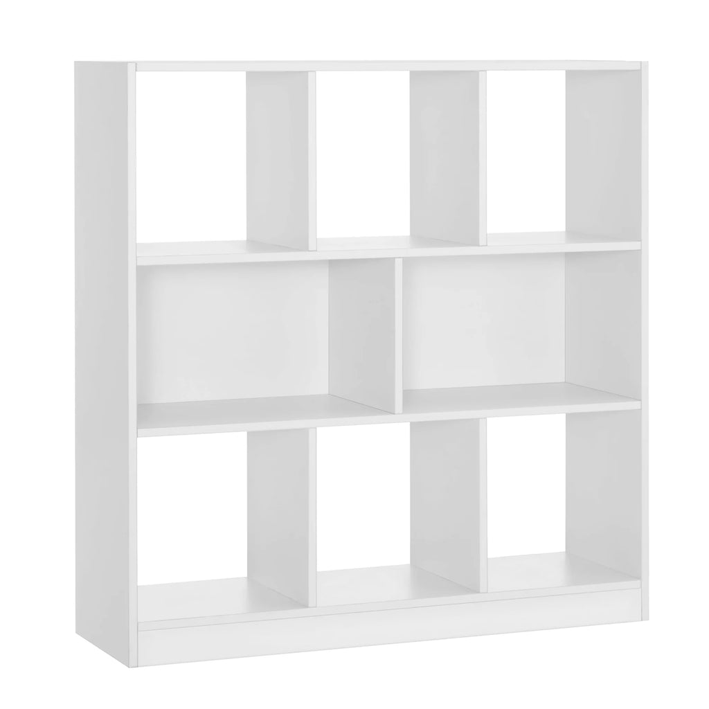 White 8-Cube Storage Organizer Bookcase B2256