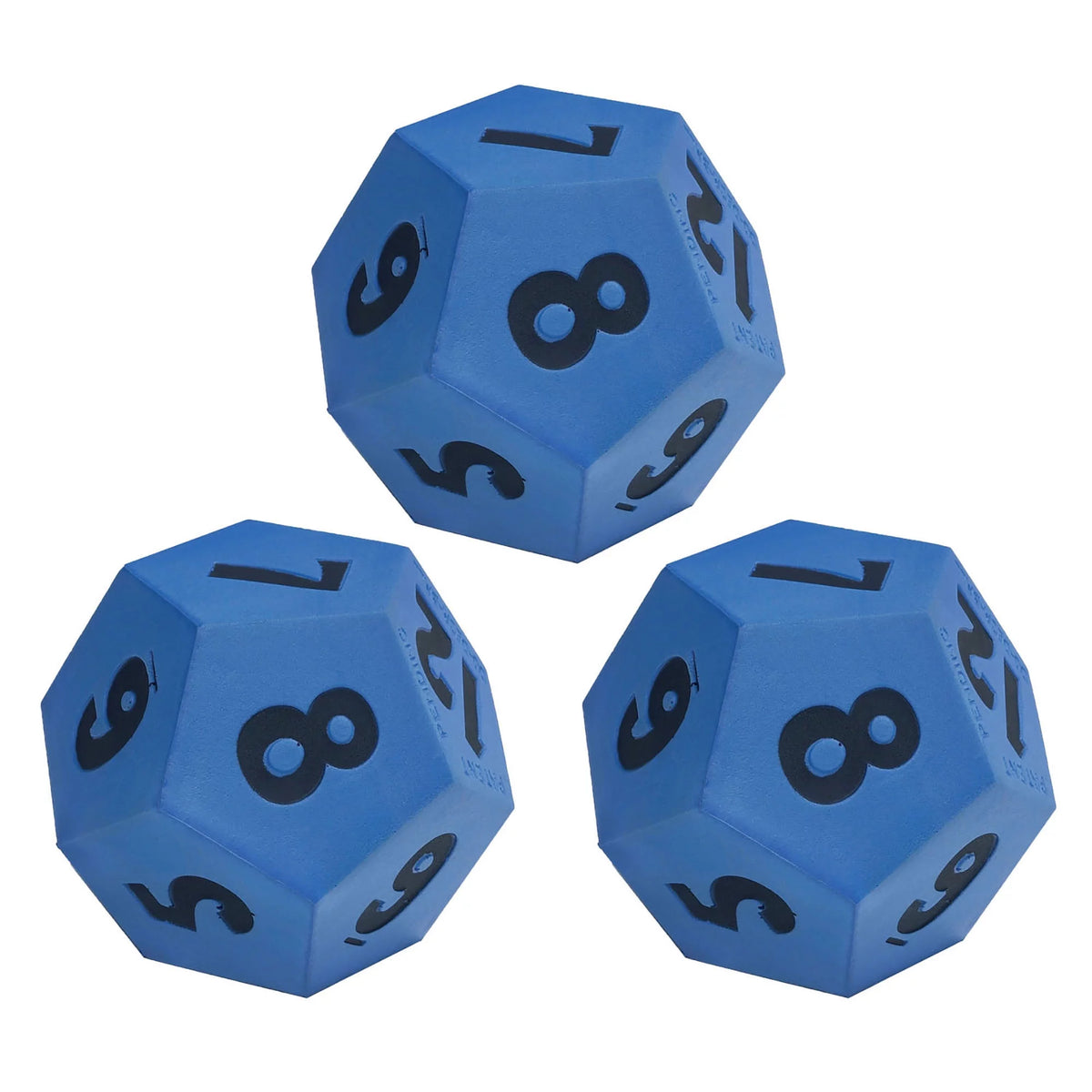 12-Sided Foam Die, 3 Pieces G613