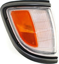 Parking Signal Marker Light Assembly Passenger Side Black Pack of 2 B4250