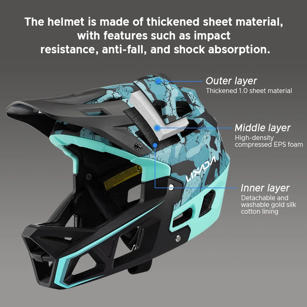 Full Face Mountain Bike Helmet V5590