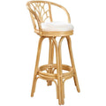 Swivel Rattan Counterstool in Natural Finish Z814