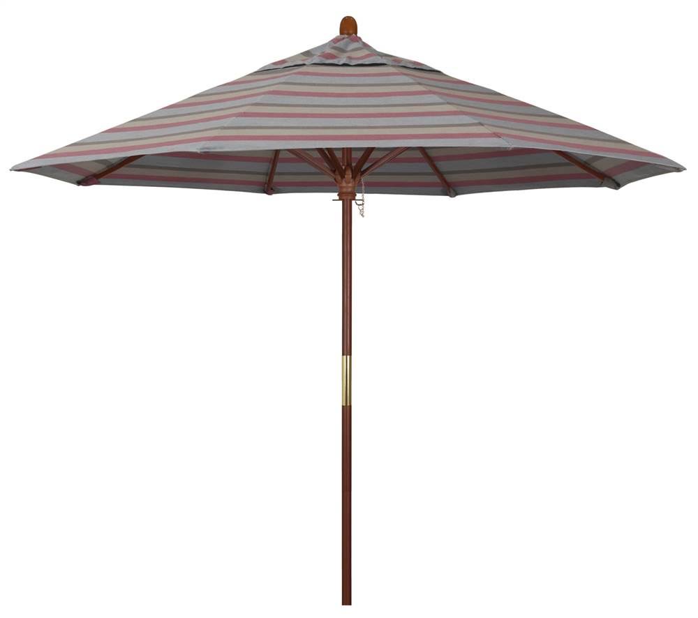 Patio Umbrella with Wood Pole Hardwood Ribs K468587