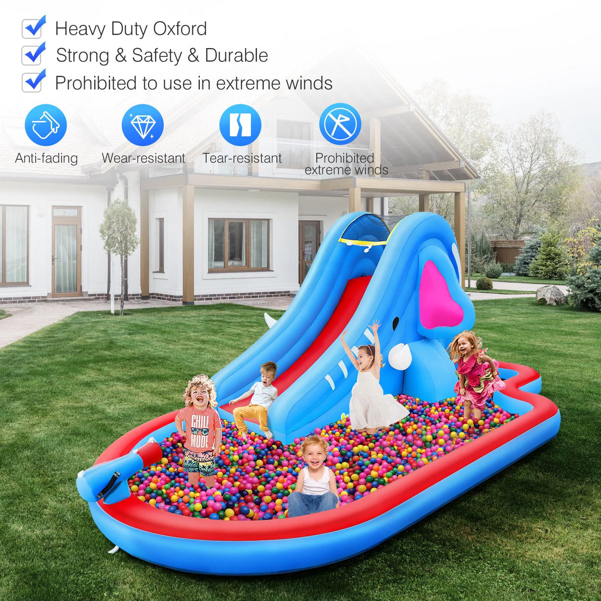 Heavy Duty Inflatable Water Slide with Blower Z7643