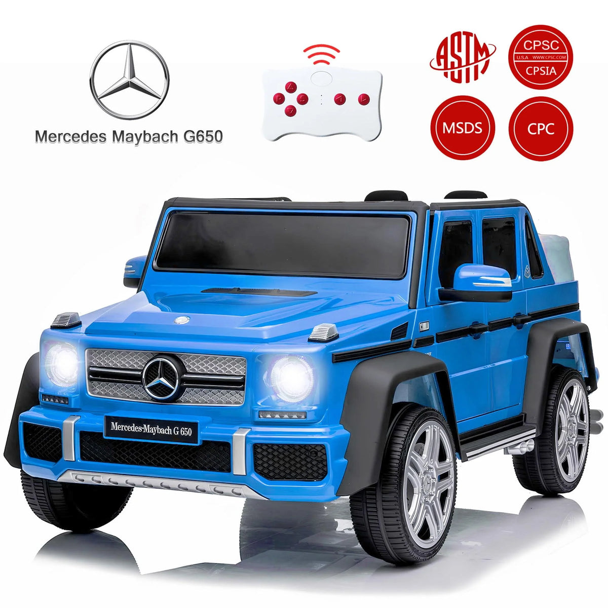 24V White Ride on Car with Remote Control N96060