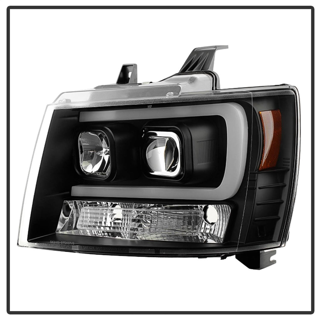 Black DRL LED Projector Headlights Y748