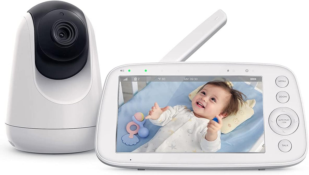 5 720P Video Baby Monitor with Pan-Tilt-Zoom Camera H17076