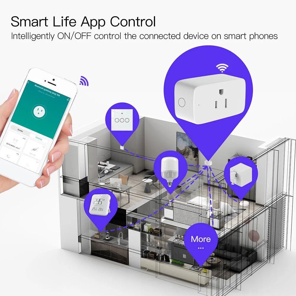 Smart Plug WiFi Socket Mini Outlet G311398