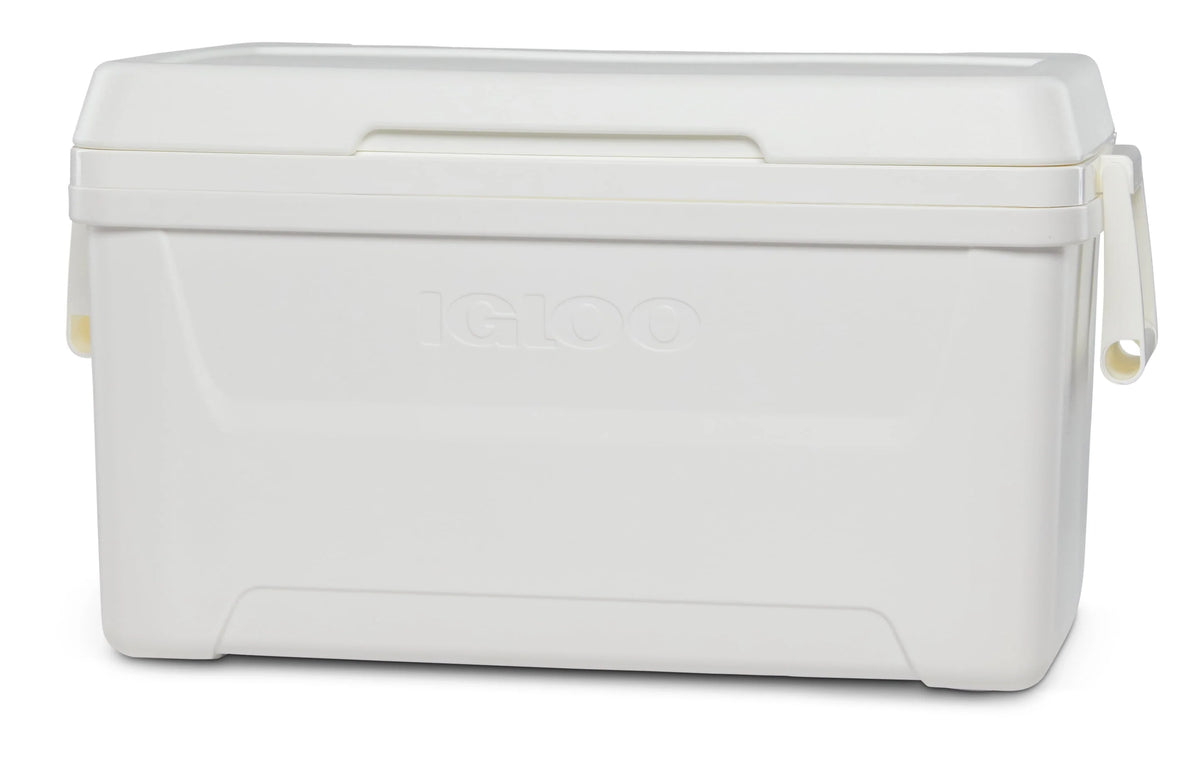 48 QT White Hard Sided Ice Chest Cooler N699457