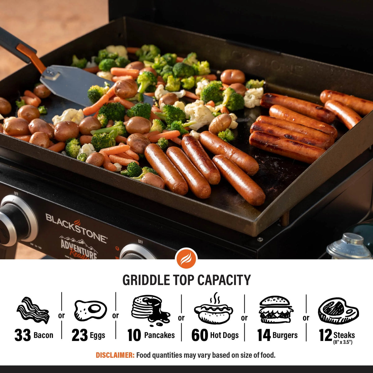22 Propane Griddle with Stand and Adapter Hose Y54681