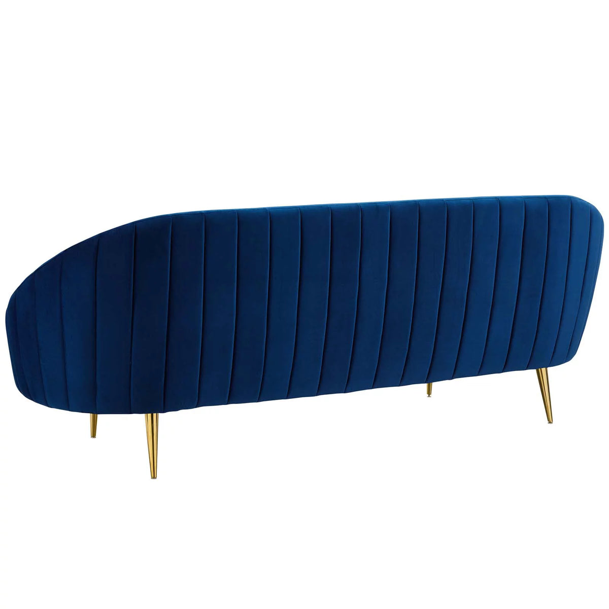 Navy Blue Velvet Sofa D979171