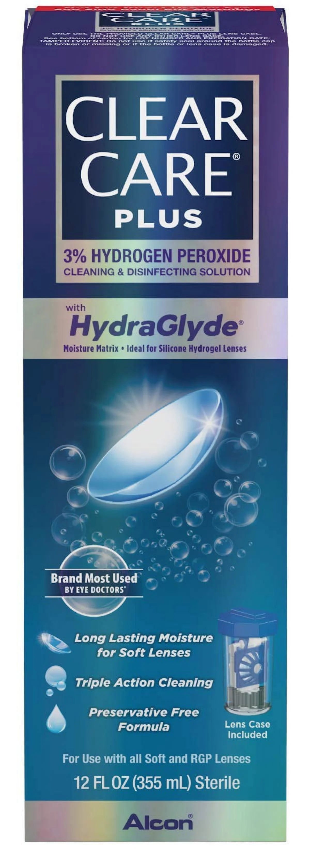 12 oz Contact Lens Cleaning and Disinfecting Solution J97144