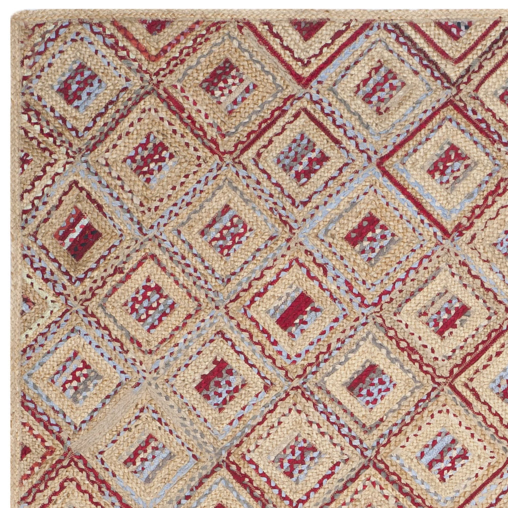 Natural Red Jute Area Rug 9' x 12' O9772
