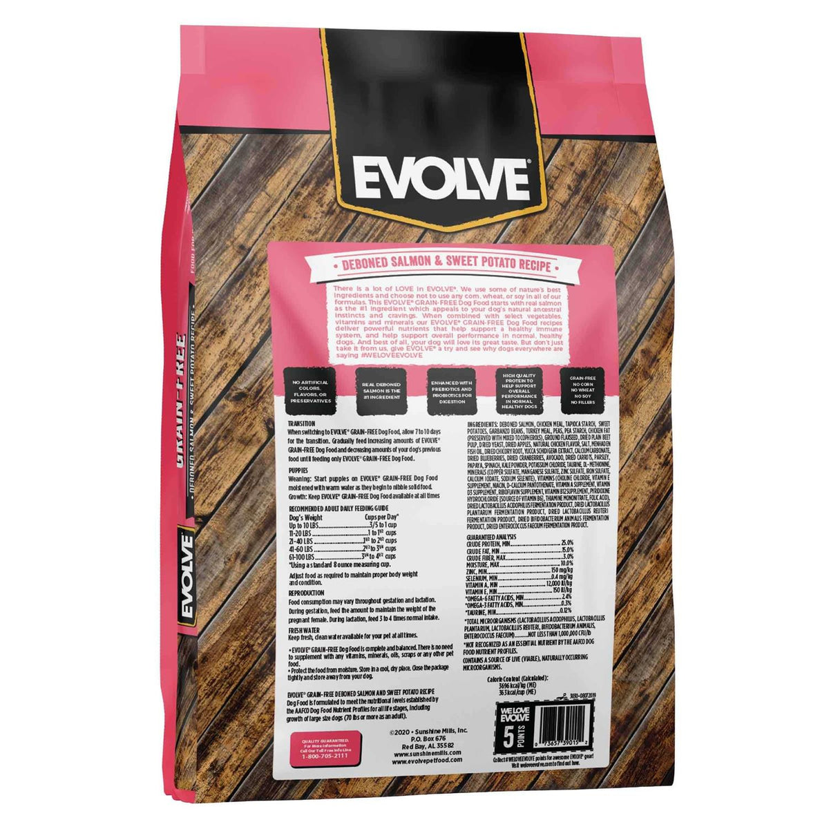 Grain Free Dog Food Salmon & Sweet Potato Recipe D474