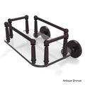 Antique Bronze Wall Mounted Glass Towel Tray E262036