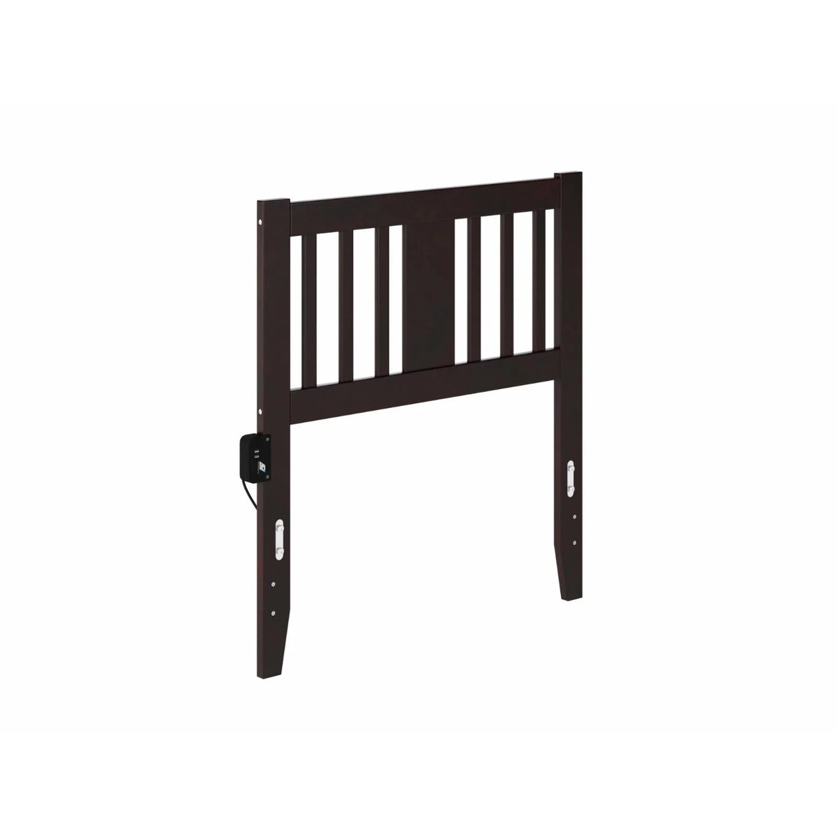 Solid Wood Queen Headboard with USB Charging Station E955