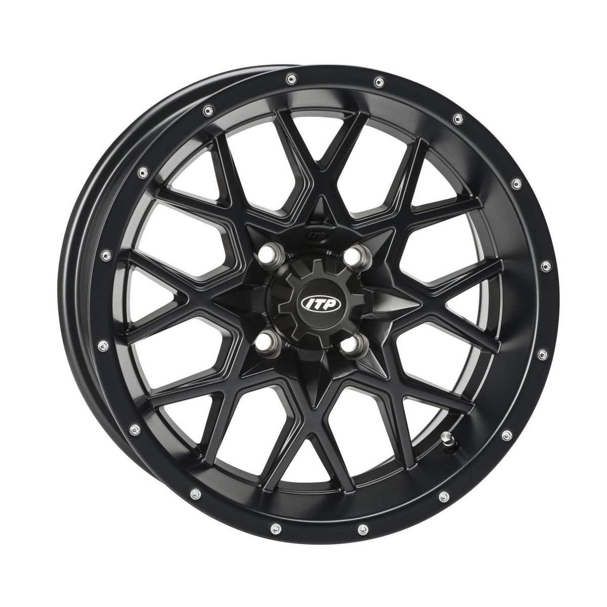 15x7 Matte Black Wheel X3894