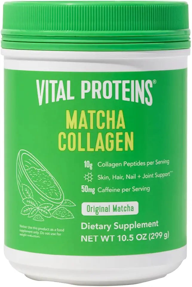 Matcha Collagen Peptides Powder, 10.5 oz I9897
