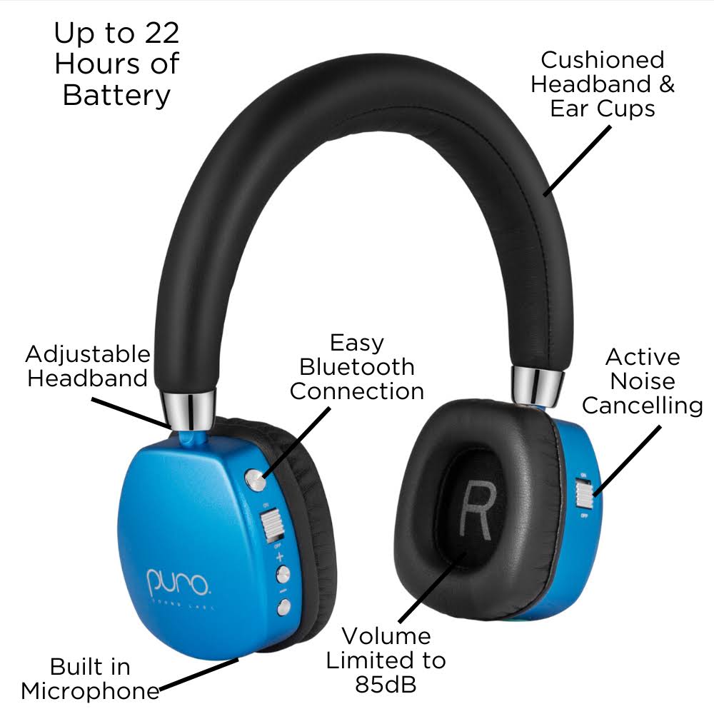 Light Pink Active Noise Cancelling Headphones V843720