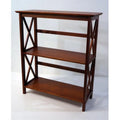 Walnut 3 tier Bookcase W661