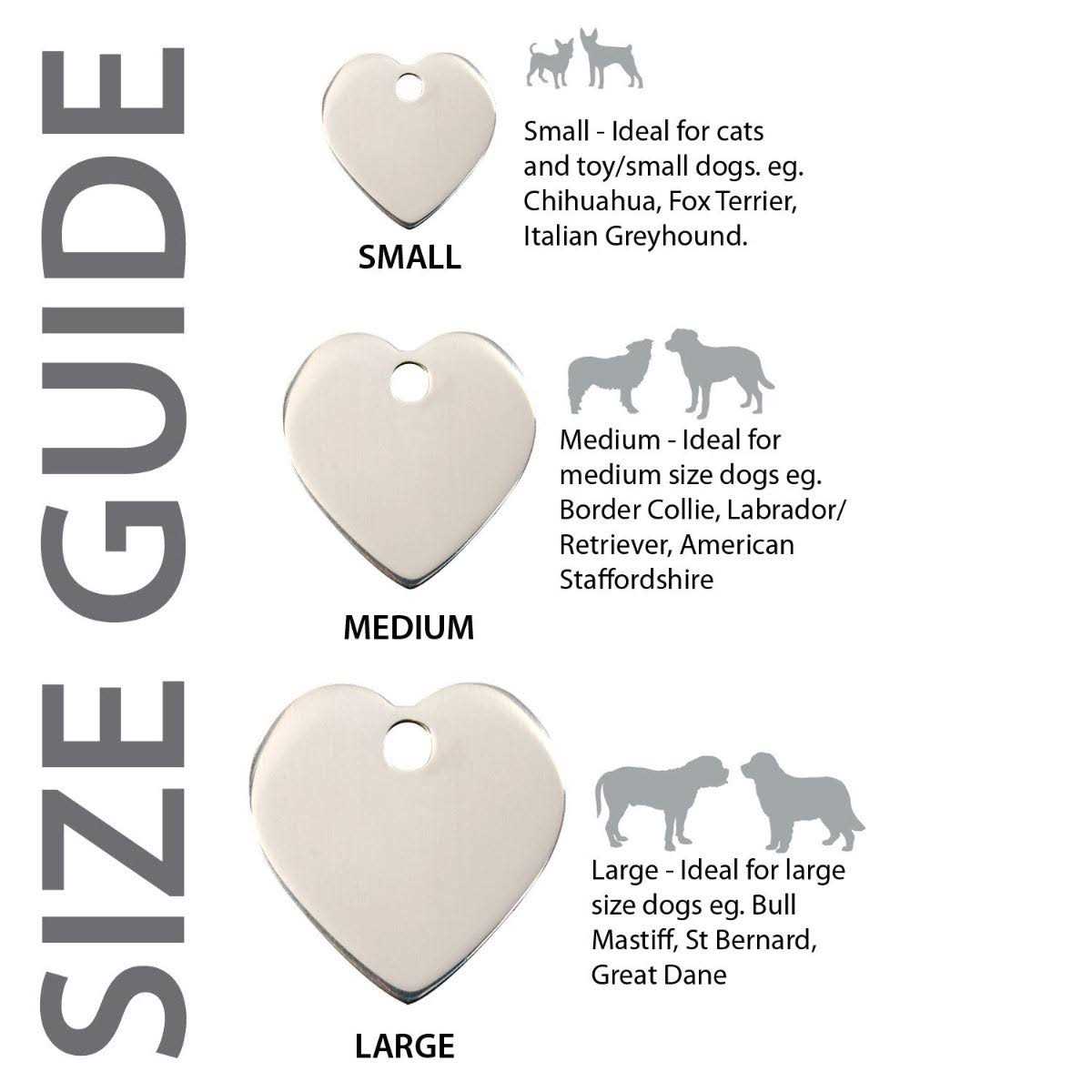 Heart Pet ID Dog Tags E321331