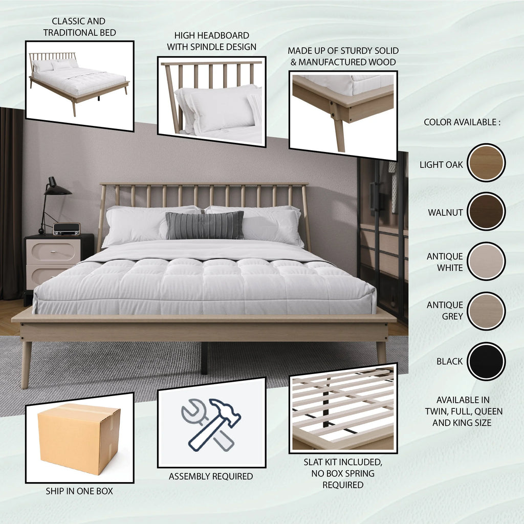 Queen Platform Bed H53285